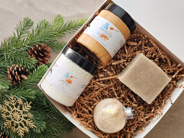 Oatmeal Milk & Honey Bath Gift Set