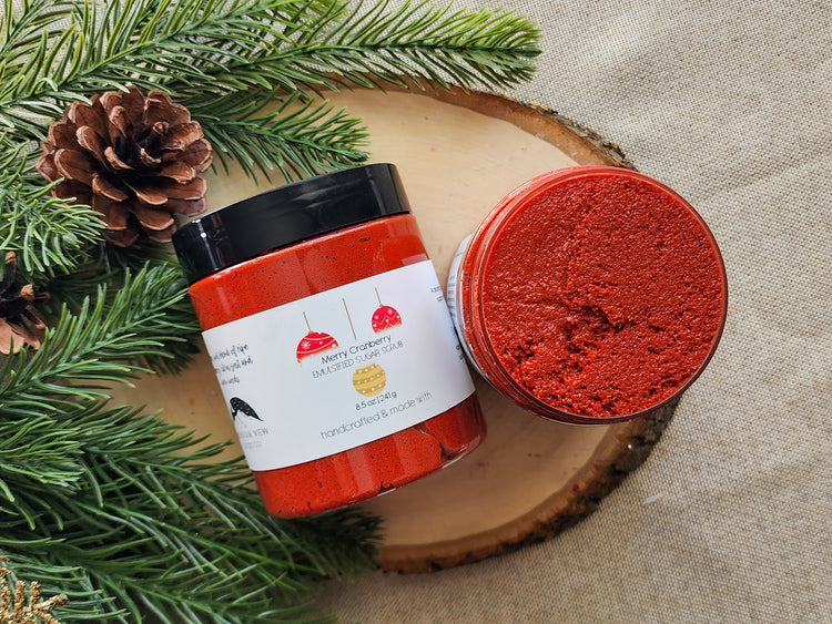 Merry Cranberry Sugar Scrub