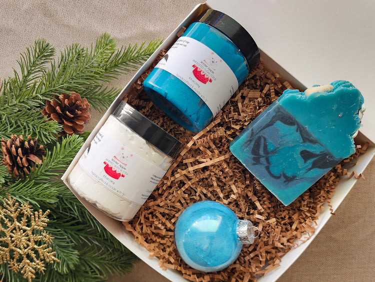 Winter Apple Bath Gift Set