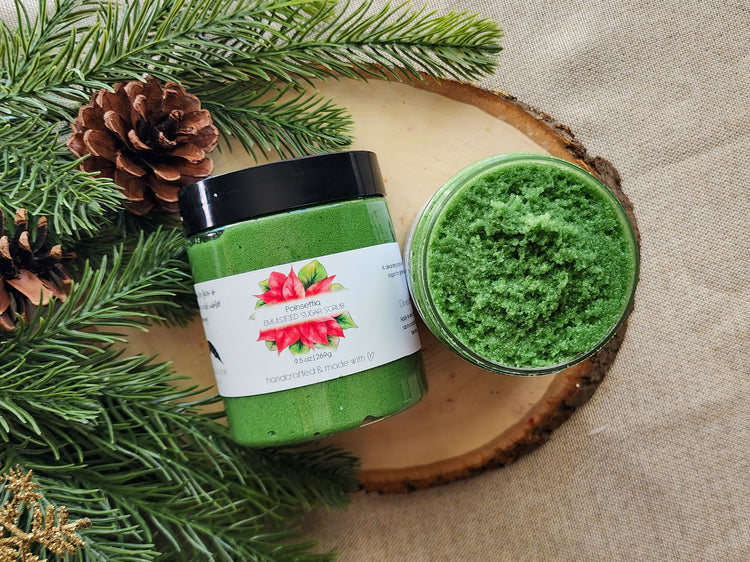 Poinsettia Sugar Scrub