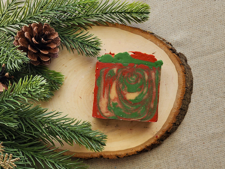 Poinsettia Artisan Soap