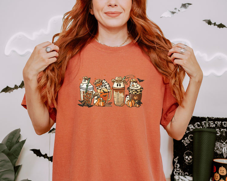Cowboy Fall Vibes Coffee Tee