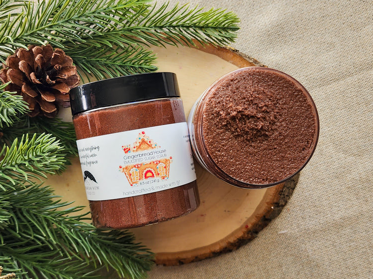 Gingerbread House Whipped Sugar Scrub