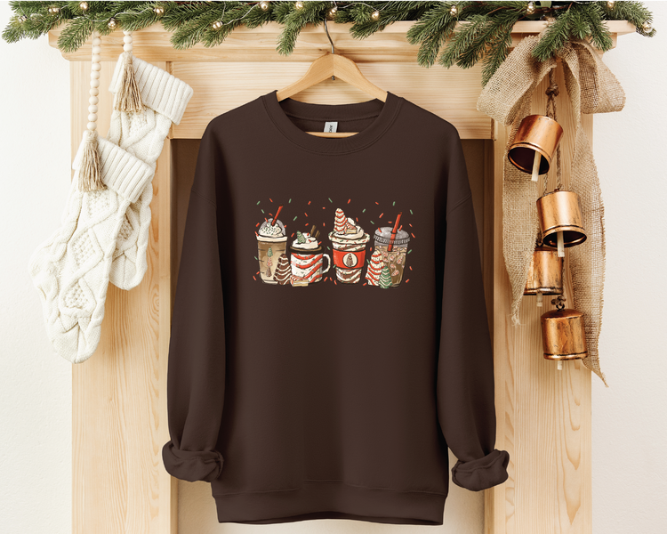 Debbie's Christmas Tree Coffee Tee & Crewneck