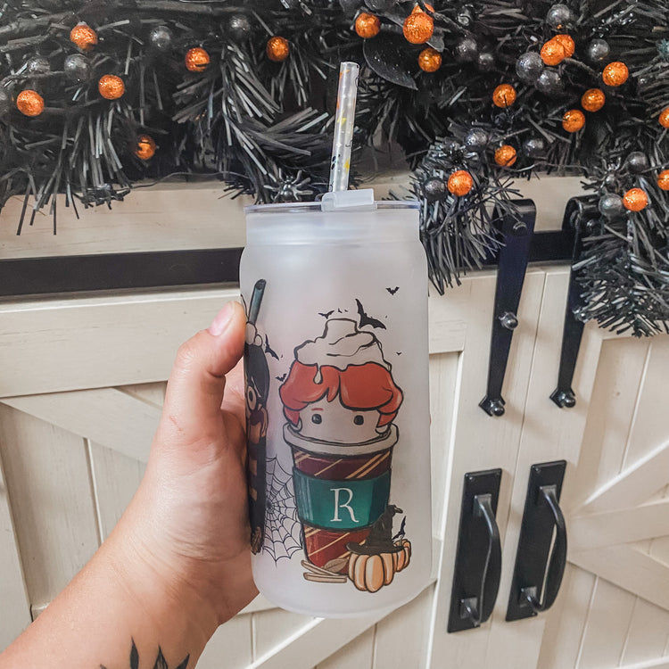 Wizard Coffee Cup with Straw & Lid