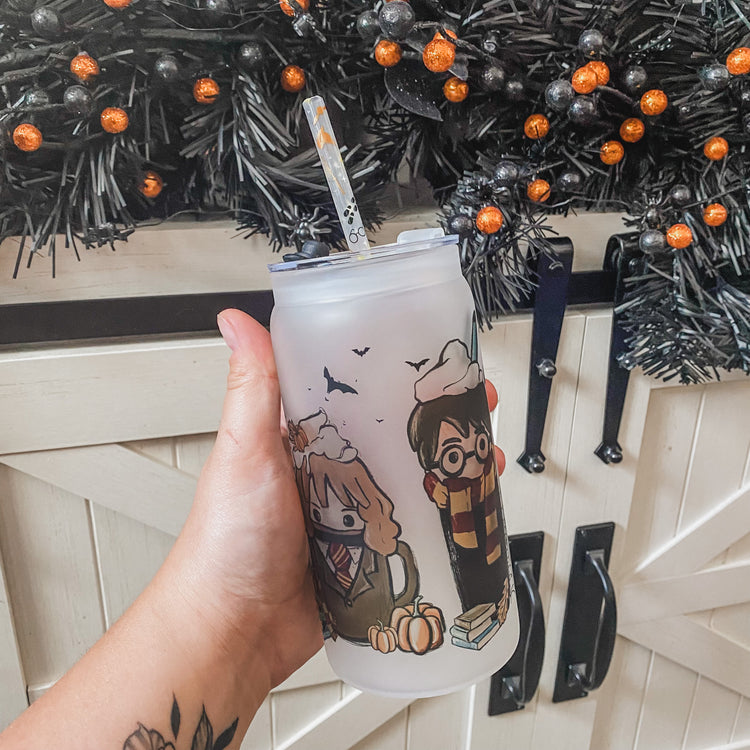 Wizard Coffee Cup with Straw & Lid