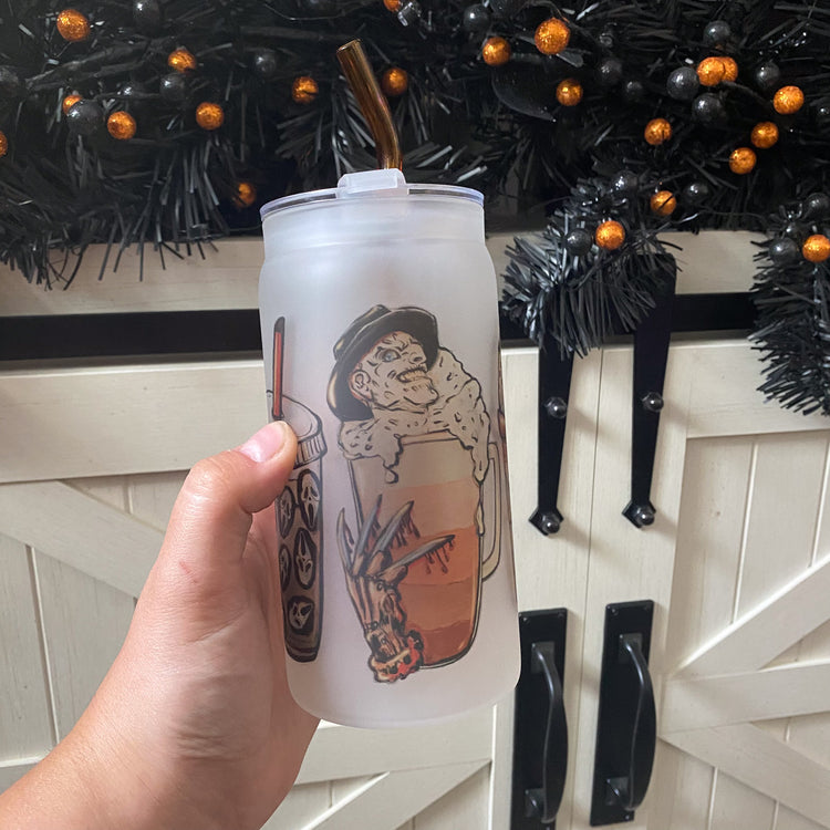 Spooky Vibes Cup with Straw & Lid