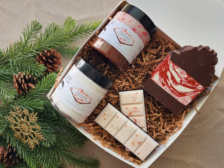 Peppermint Bark Gift Set - With Wax Melts