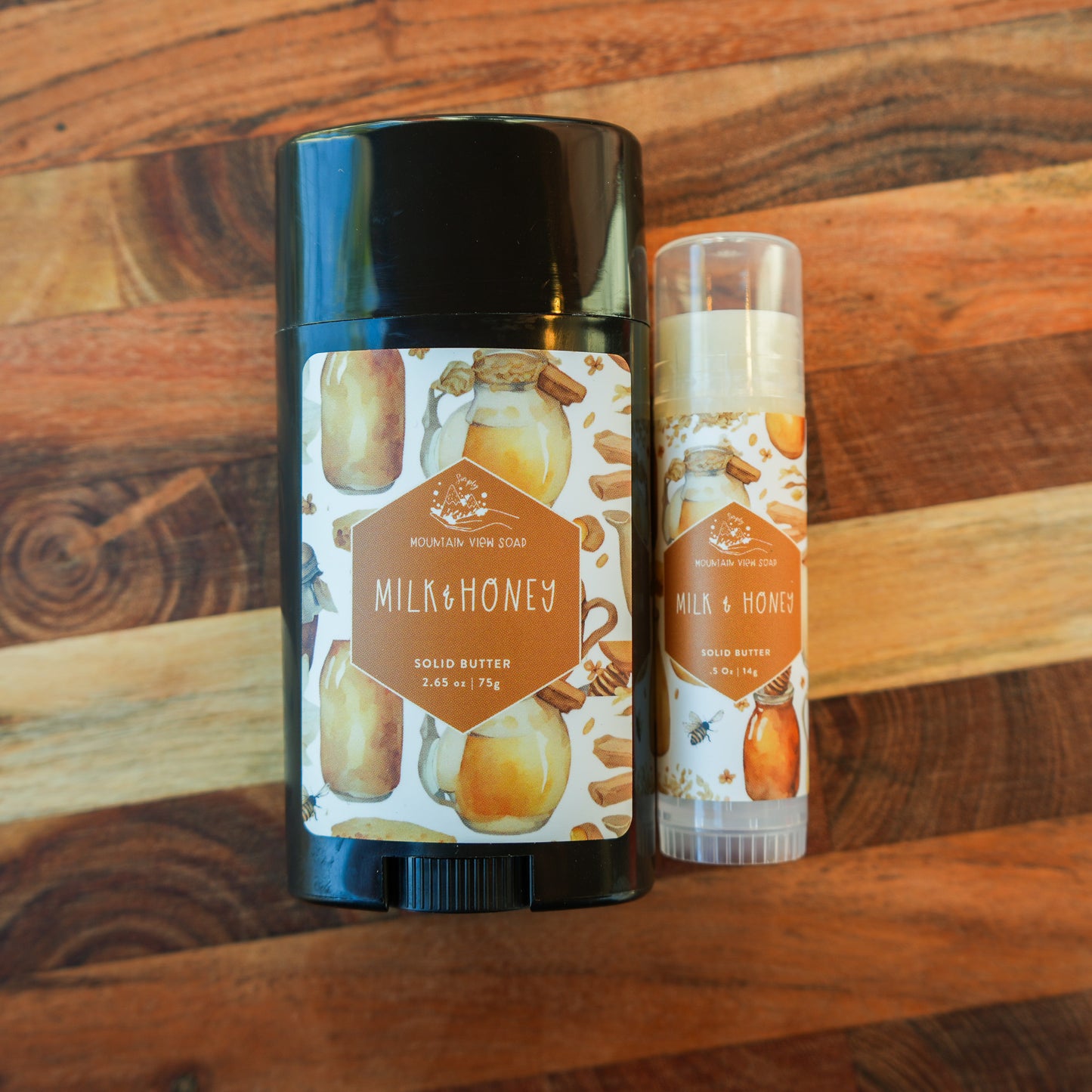 BUNDLE: Large & Travel Sized Solid Body Butter Stick