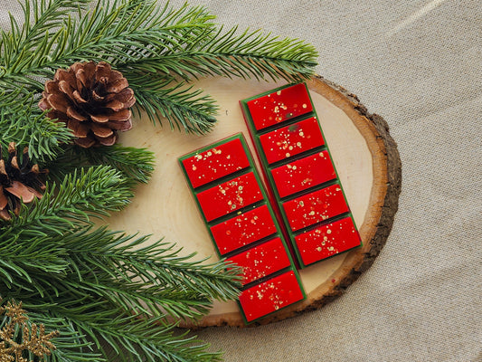 Poinsettia Snap Bar Wax Melts
