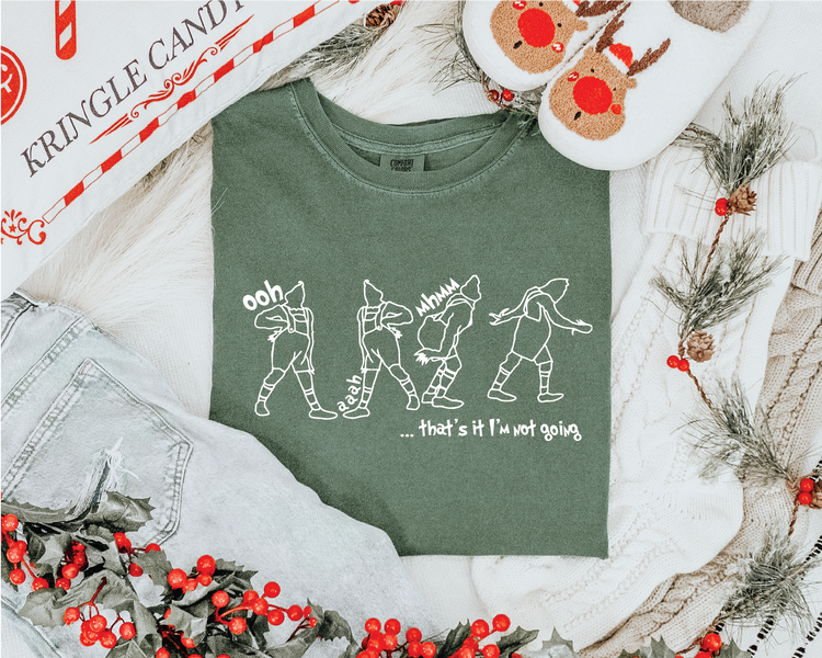 I'm Not Going! Grinch Tee & Crewneck