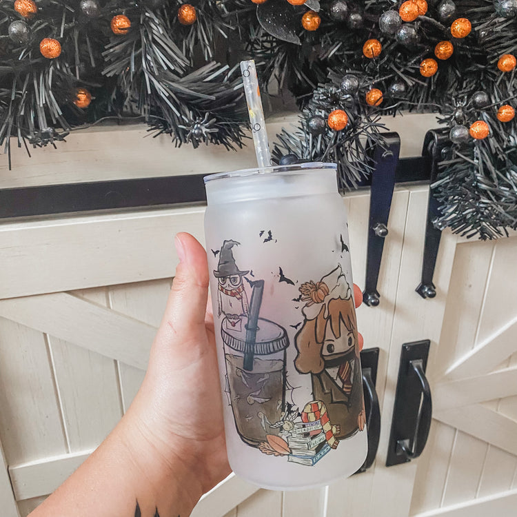 Wizard Coffee Cup with Straw & Lid