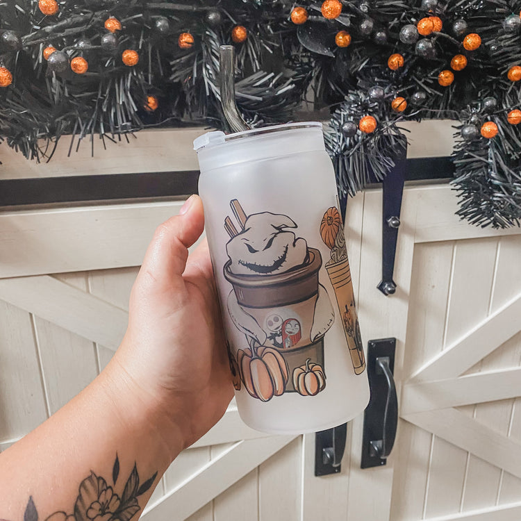 The Pumpkin King Coffee Cup with Straw & Lid
