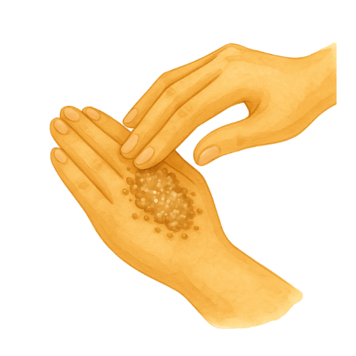 Deep Hand Exfoliation